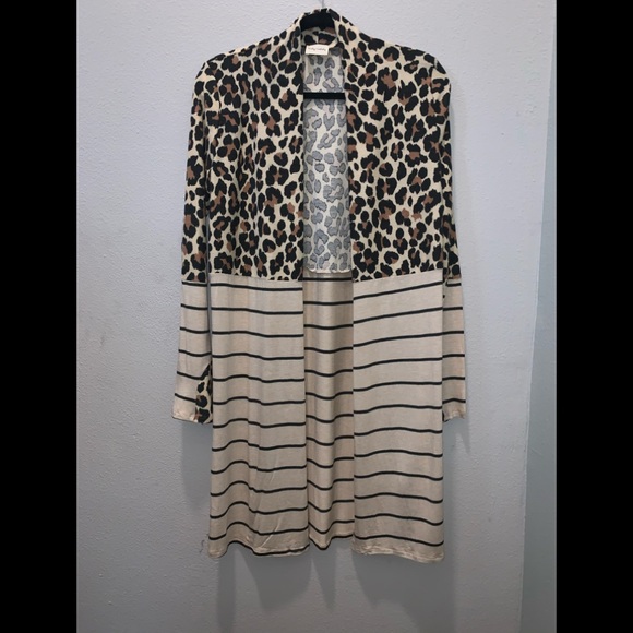 Leopard Print Cardigan - Picture 1 of 6